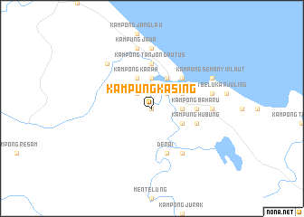 map of Kampung Kasing
