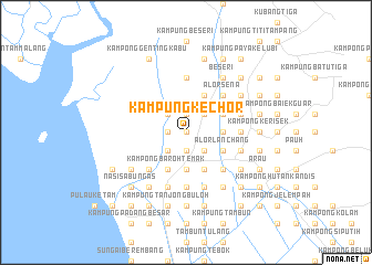 map of Kampung Kechor
