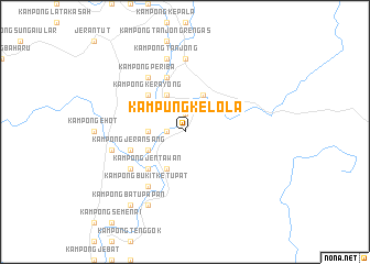 map of Kampung Kelola