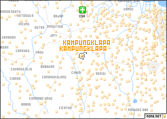 map of Kampungklapa