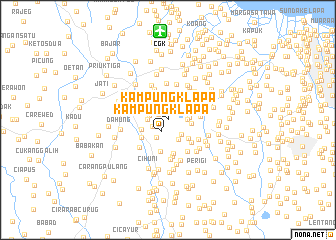 map of Kampungklapa