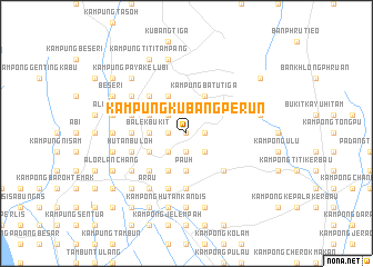 map of Kampung Kubang Perun