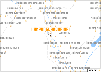 map of Kampung Lambur Kiri