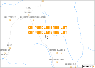 map of Kampung Lembah Bilut