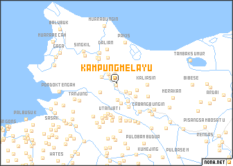 map of Kampungmelayu