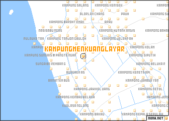 map of Kampung Menkuang Layar