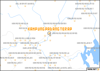 map of Kampung Padang Terap