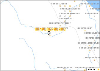 map of Kampung Padang
