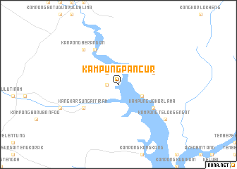 map of Kampung Pancur