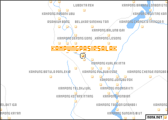map of Kampung Pasir Salak