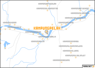 map of Kampung Pelak