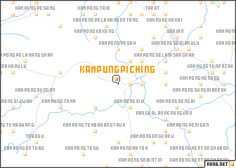 map of Kampung Piching