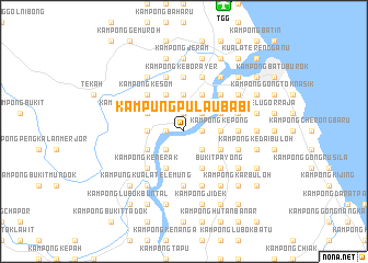 map of Kampung Pulau Babi