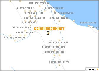 map of Kampung Rahmat