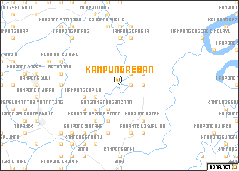 map of Kampung Reban