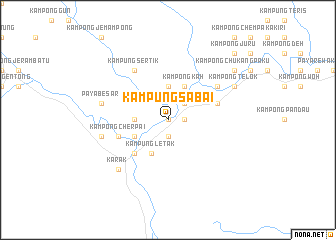 map of Kampung Sabai