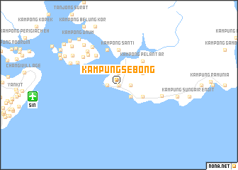 map of Kampung Sebong