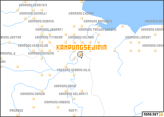 map of Kampung Sejirin