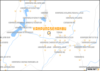 map of Kampung Semambu