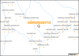 map of Kampung Sertik