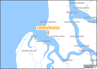 map of Kampung Sidi