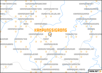 map of Kampung Sigaong