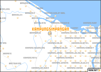map of Kampung Simpangan