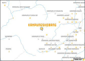 map of Kampung Skebang