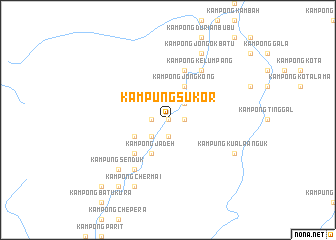map of Kampung Sukor