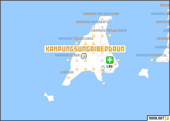 map of Kampung Sungai Berdaun