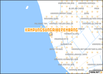 map of Kampung Sungai Berembang