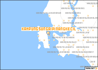 map of Kampung Sungai Pinang Kecil