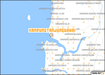map of Kampung Tanjung Dawai