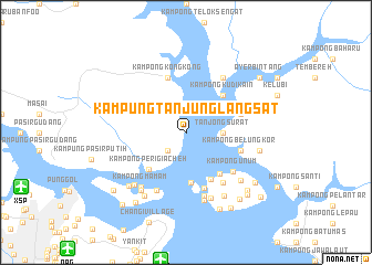 map of Kampung Tanjung Langsat