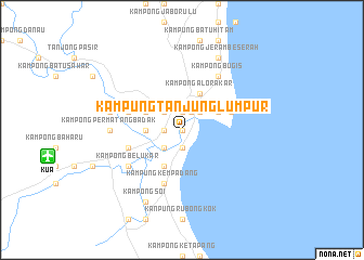 map of Kampung Tanjung Lumpur