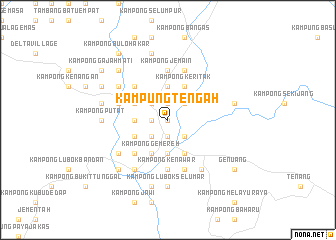 map of Kampung Tengah
