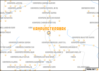 map of Kampung Terabak