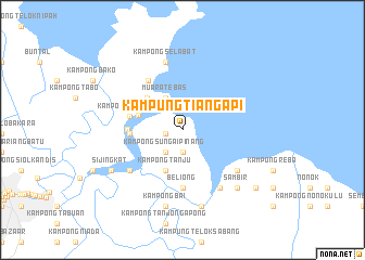 map of Kampung Tiang Api