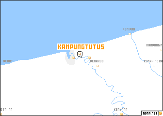 map of Kampung Tutus