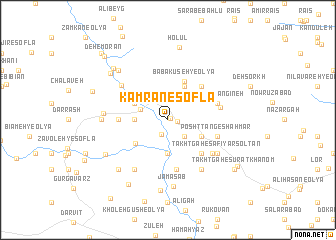 map of Kāmrān-e Soflá