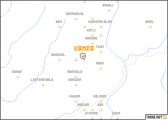 map of Kāmra