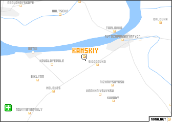 map of Kamskiy