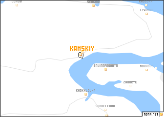 map of Kamskiy