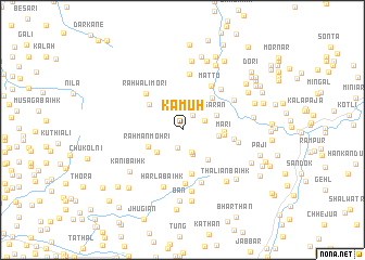 map of Kamūh