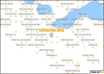 map of Kamunakore