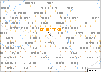 map of Kamunyaka