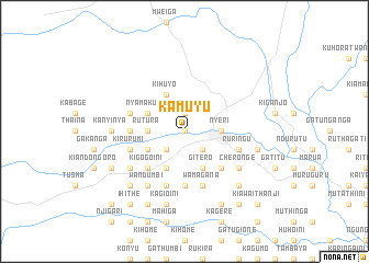 map of Kamuyu