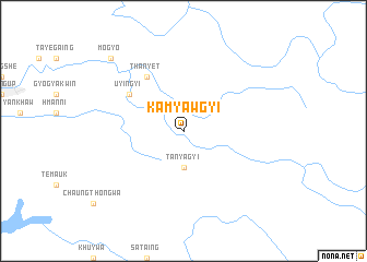 map of Kamyawgyi