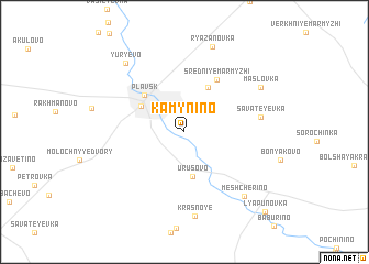 map of Kamynino