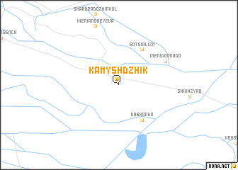 map of Kamyshdzhik